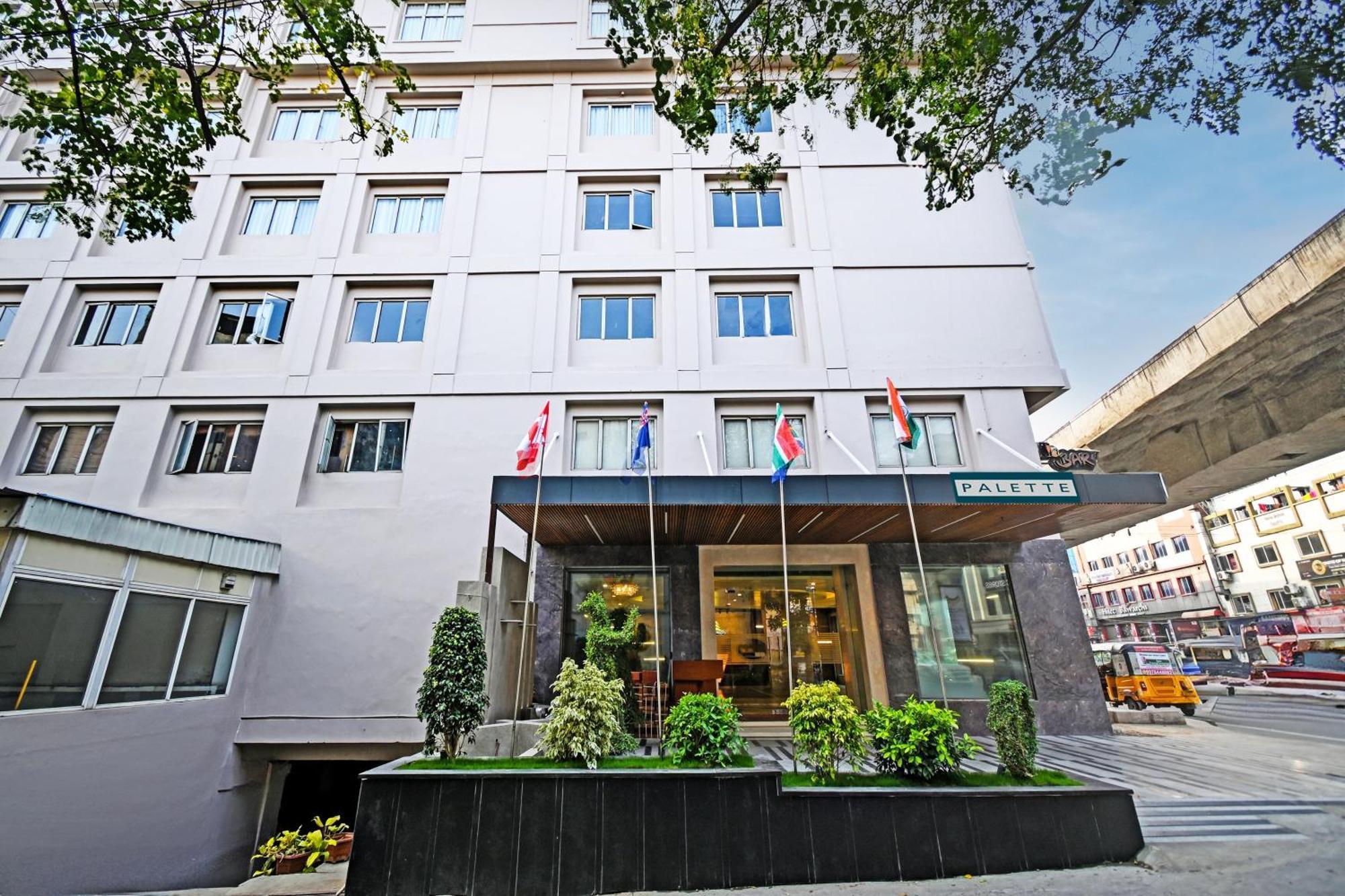 Palette Madhapur Hotell Hyderabad Eksteriør bilde